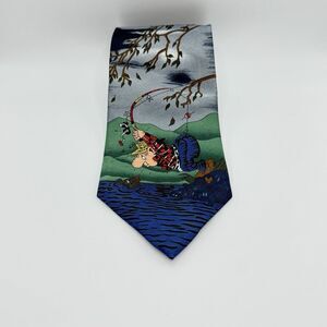 Balancine Hot Cakes Mens Tie Los Angeles California Gary Patterson Multicolor‎